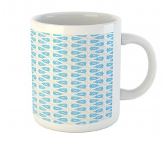 Tile Hexagons and Flowers Mug