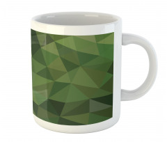 Geometric Tulip on Mosaic Mug