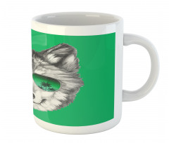 Exotic Wolf Portrait Mug