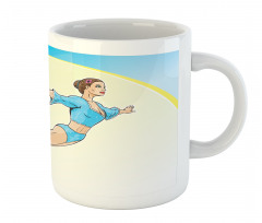 Woman Performing Trapeze Mug