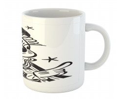 Whimsical Clown Portrait Mug