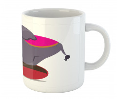 Elephant Standing on a Ball Mug