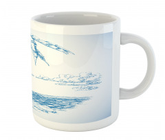 Surf Hawaiian Beach Mug