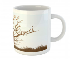 Owl Autumn Tree Branch Mug