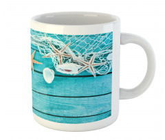 Nautical Shells and Net Mug