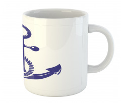 Nautical Rope and Anchor Mug