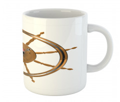 Pirate Sea Ship Wheel Mug