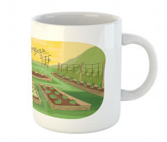 Garden of Fruits Vegetables Mug