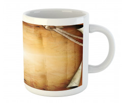 Old Paper Effect Wheel Mug