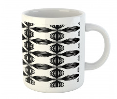 Monochrome Abstract Items Mug