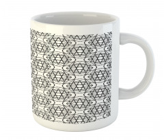 Hand Drawn Star Lattices Mug