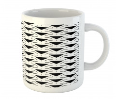 Modern Abstract Triangles Mug