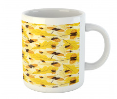 Fall Season Oak Leaf Acorns Mug