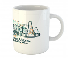 City Scenery Painting Mug