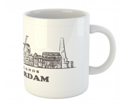 Netherlands City Skyline Mug