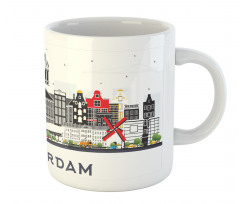 Travel Spots Holland City Mug