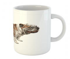 Sketchy Pet Side Profile Mug