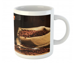 Grinder Beans in Burlap Sack Mug