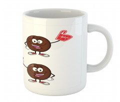 Cheerful Cartoon Characters Mug