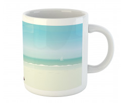 Graphic Beach Chill Mug