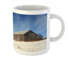 Abandoned Barn Winter Mug