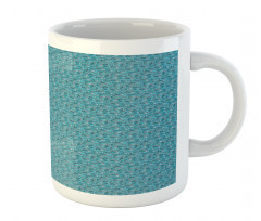 Curvy Leave Ornaments Mug