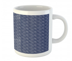 Sketch Style Motifs Mug