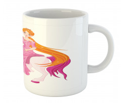 Princess on Pinkish Mane Horse Mug