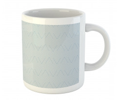 Geometric Retro Stripes Mug