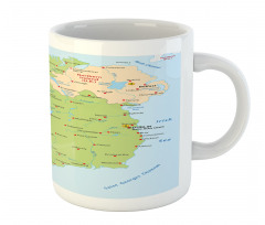 Irish Region European Mug