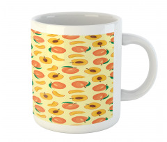 Fresh Raw Sliced Fruit Mug