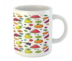 Grapes Kiwi Orange Lemon Mug