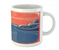 Lighthouse Waves Sea Mug