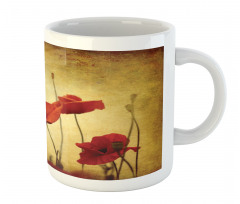 Poppy Flowers Bohemian Mug