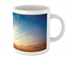 Sunbeams in Sky Scenery Mug