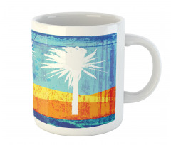 Tropic Beach Palms Mug