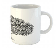 Engraved Style Apple Tree Mug