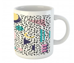 Retro Geometric Shapes Mug