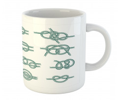 Maritime Rope Knots Art Mug