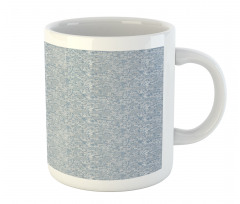 Botanical Dusty Blue Tones Mug