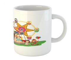 Clowns and Children Fun Art Mug