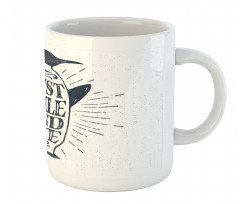 Penguin and Words Mug