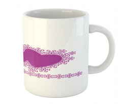 Romance Art 2 Heart Motifs Mug