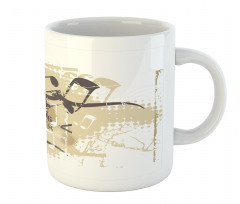 Treble Chef Halftone Motifs Mug