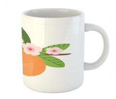 Fruit Branch with Flowers Mug