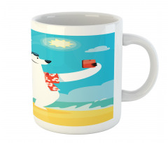 Polar Bear Selfie Surf Mug