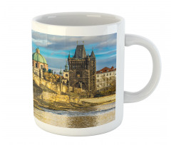 Czech Antique Castle Mug