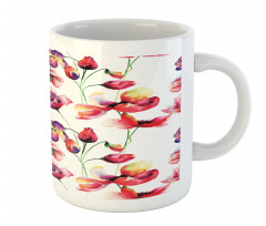 Blooming Tulip Poppy Mug