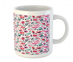 Ornate Swirls Tulip Art Mug