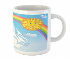 Motivational Ship Rainbow Mug